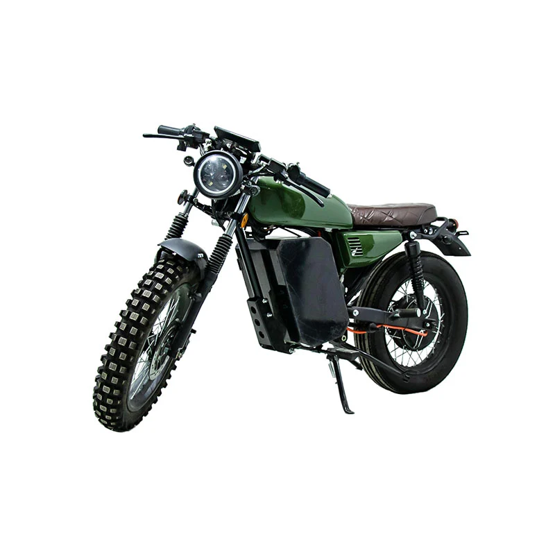 Motocykl elektryczny z 17 -calowym 2000 W